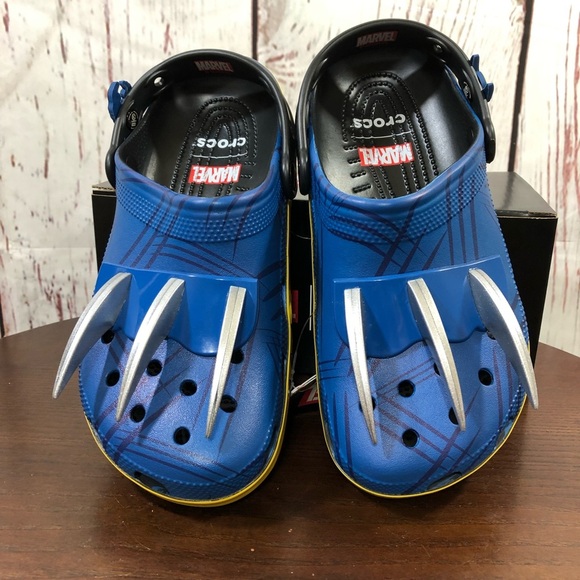 Crocs X Marvel Wolverine Classic Clogs Men’s 7 Women’s 9 NIB
